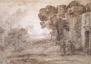Claude Lorrain Landscape with Abraham Expelling Hagar and Ishmael (mk17) Germany oil painting artist